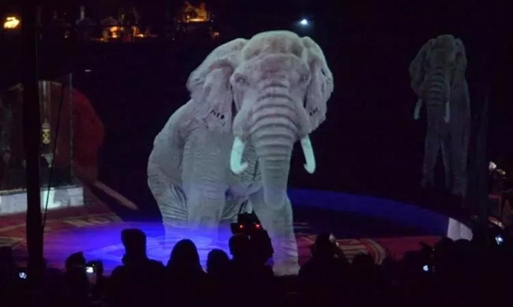 Circo alemán utiliza hologramas en vez de animales