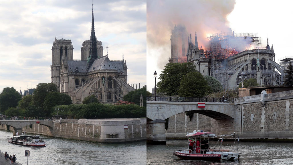 El antes y después de Notre Dame