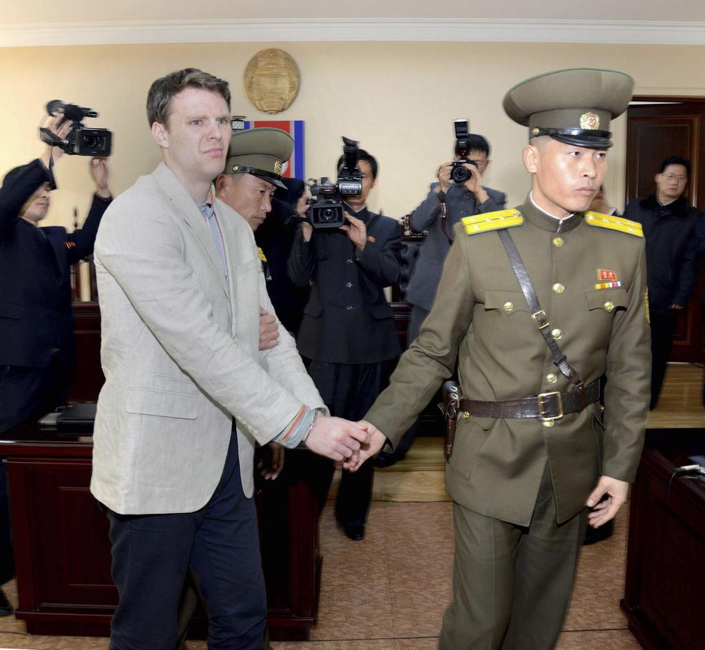 Corea del Norte pidió pago a EUA por liberación del estudiante universitario