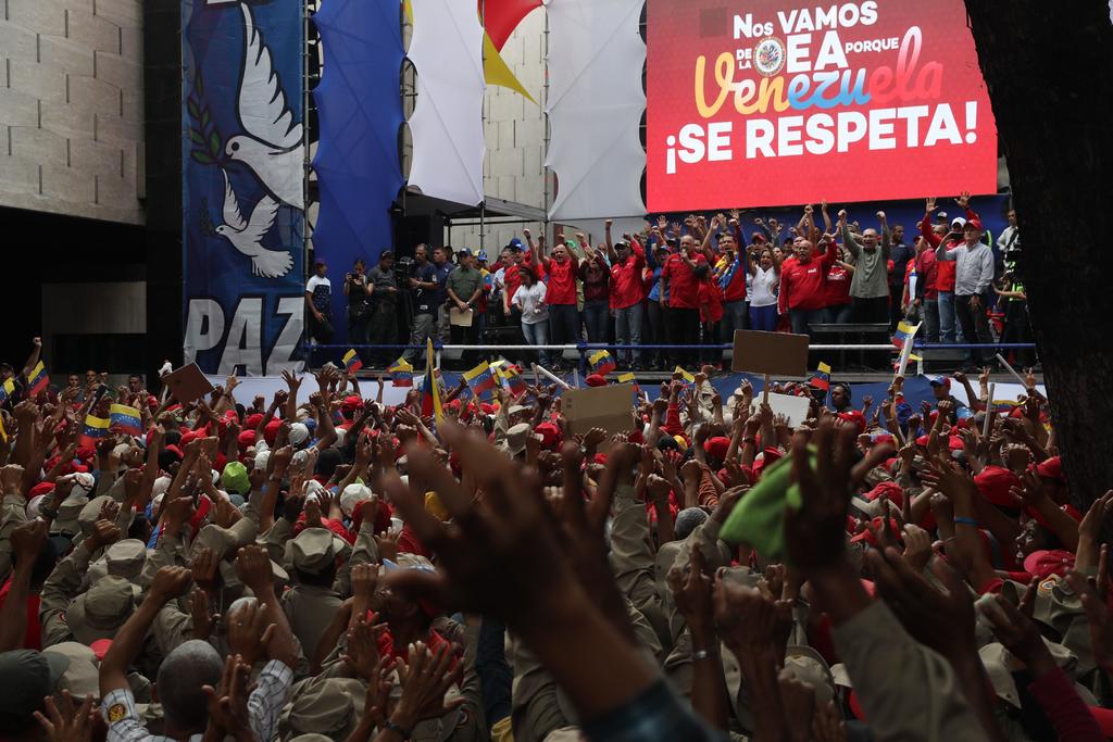 Se retira de la OEA gobierno de Maduro
