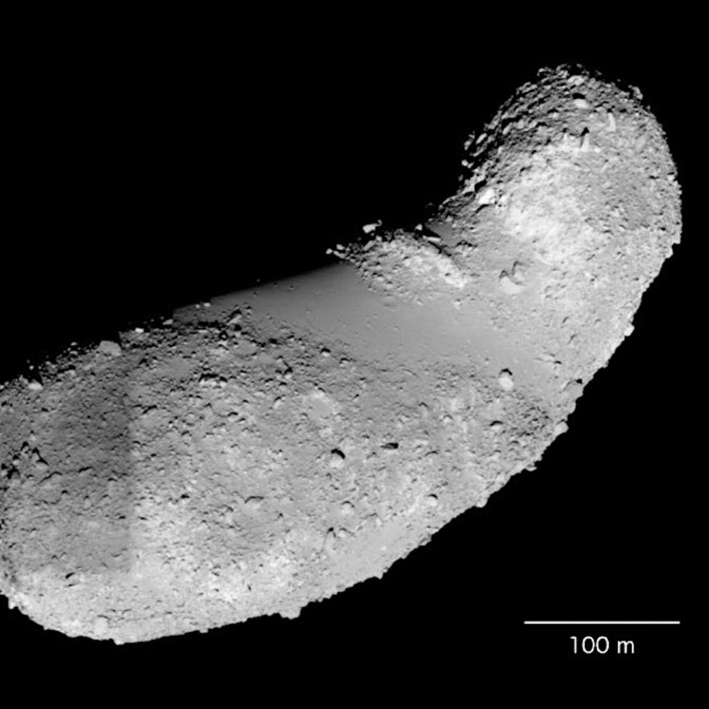 Encuentran agua en muestras del asteroide Itokawa