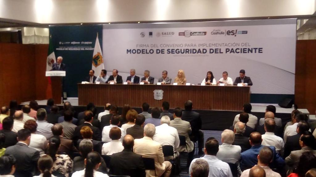 Firman convenio Modelo de Seguridad del Paciente en Torreón