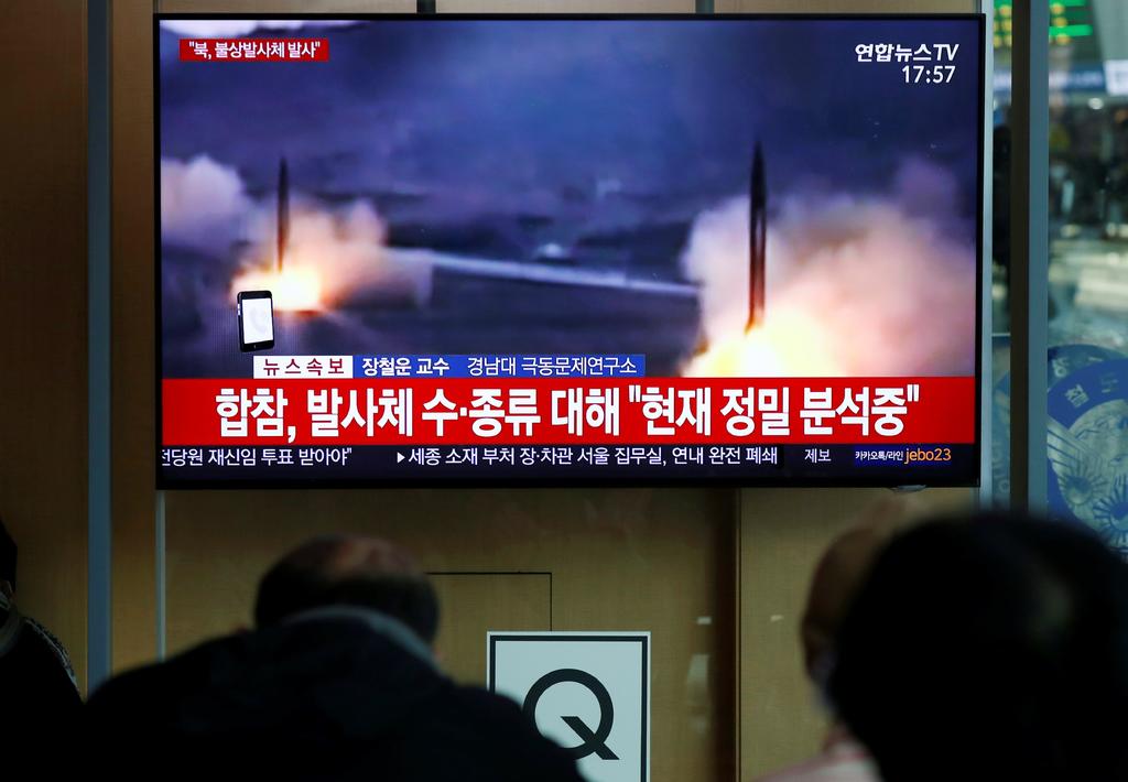 Corea del Norte lanzó proyectiles de corto alcance, señala el Sur