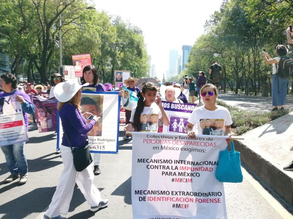 Participa Familias Unidas en marcha nacional en la Ciudad de México