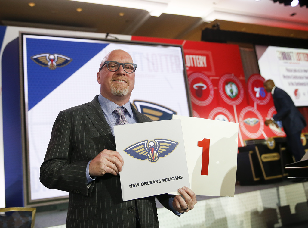 Los Pelicans ganan la lotería del Draft de NBA
