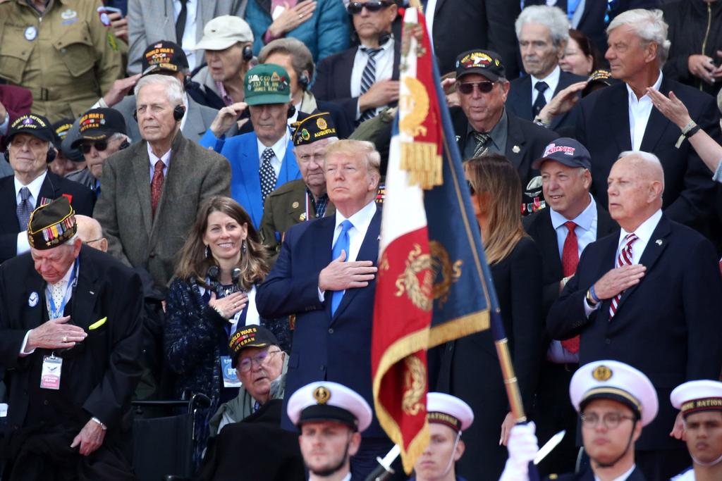 Trump destaca en Normandía el 'vínculo irrompible' con los aliados