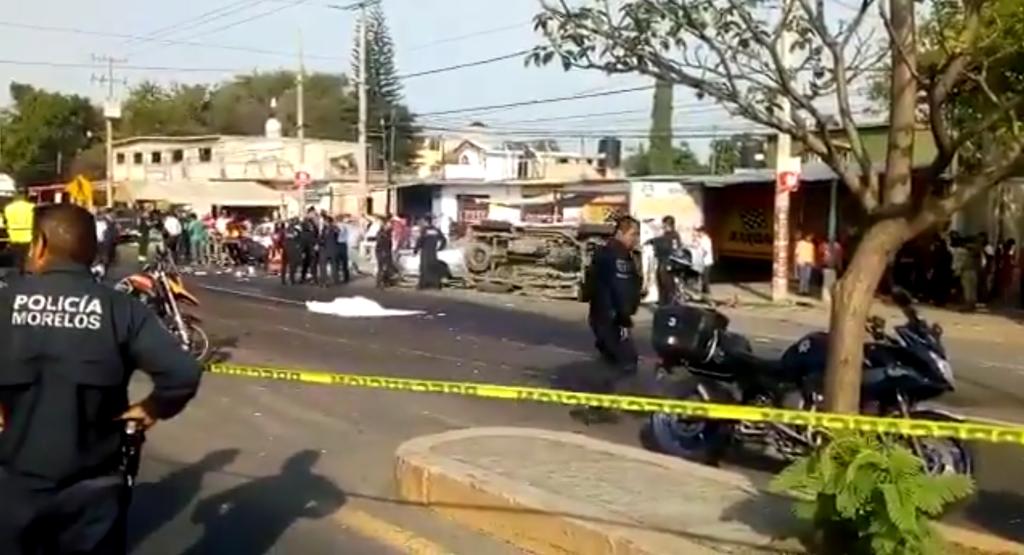 Reportan siete muertos por accidente carretero en Morelos