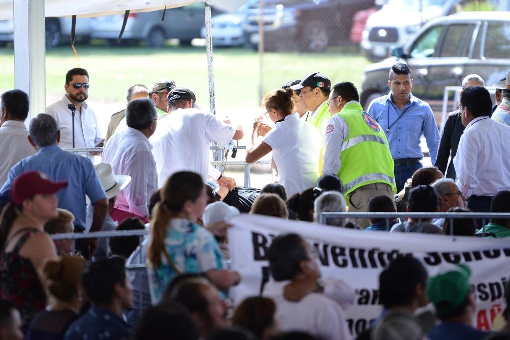 Auxilian a 21 personas durante evento de AMLO en Gómez Palacio