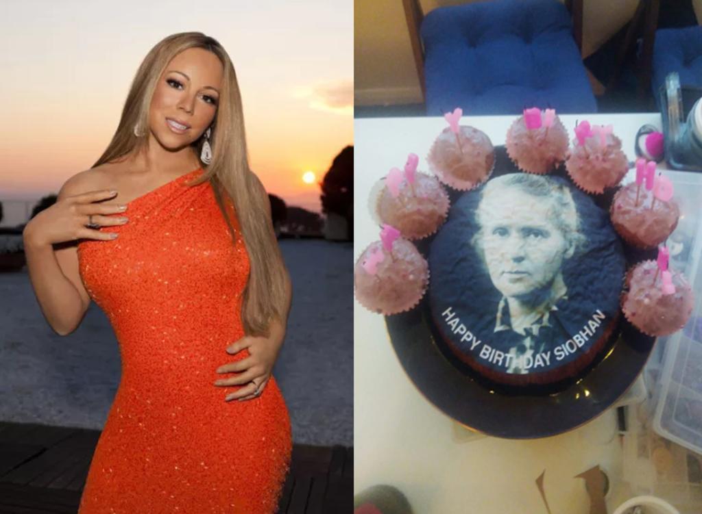 Pidió un pastel de Mariah Carey y le hicieron uno pero de Marie Curie