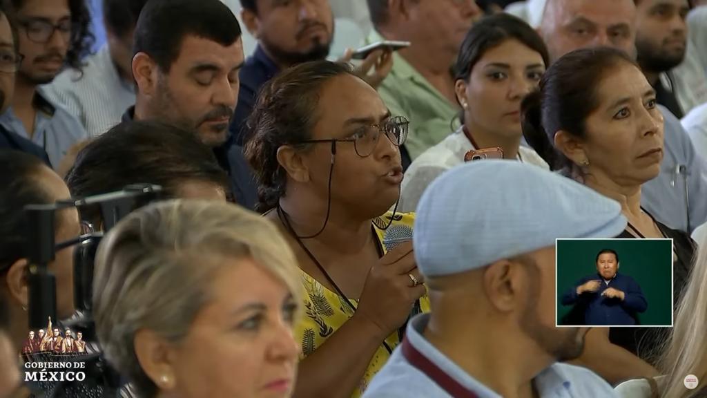 Pide reportera 'sinceridad' a AMLO sobre Quintana Roo