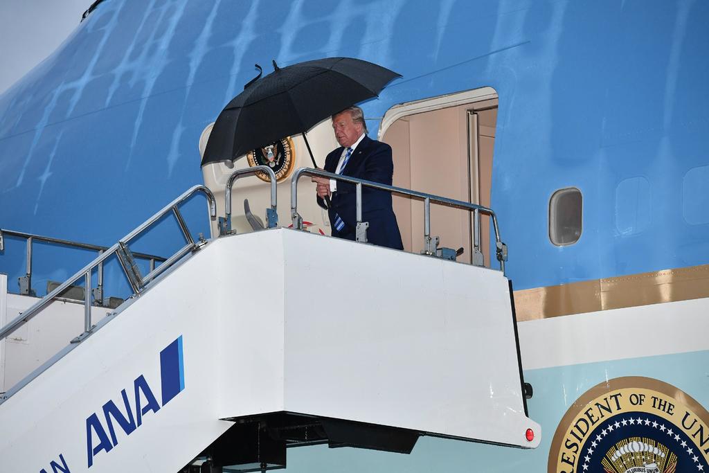 Trump llega a Osaka para participar en la cumbre del G20