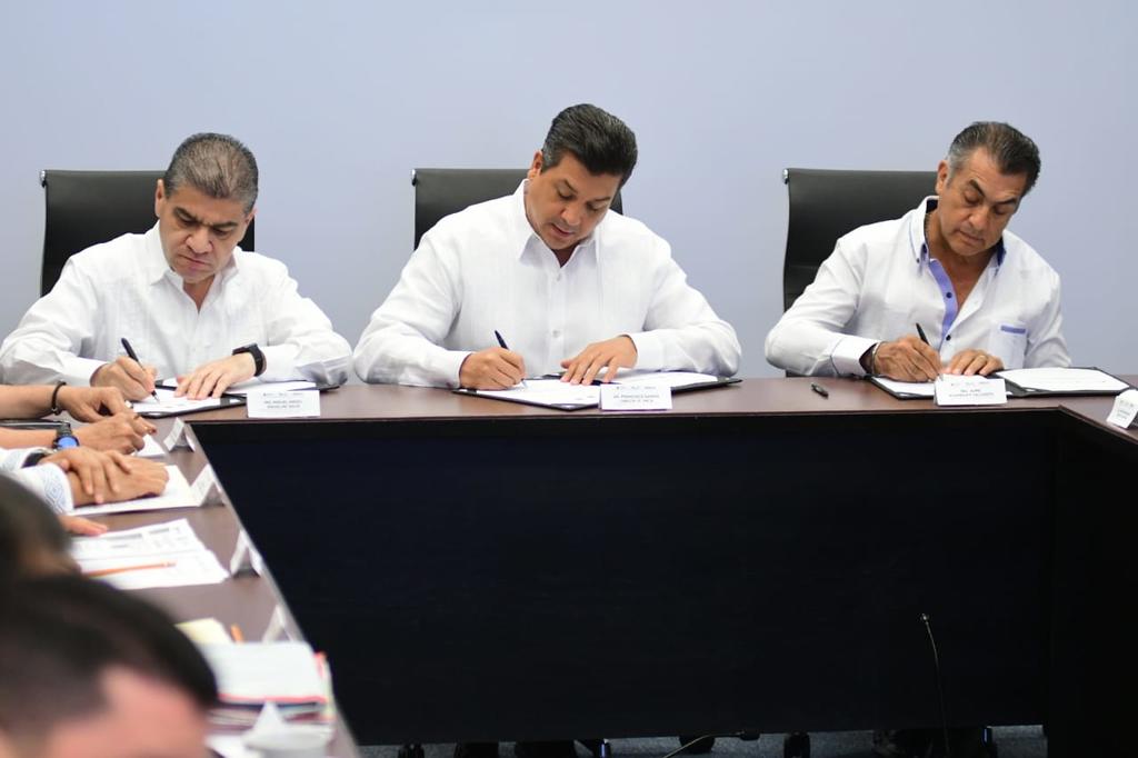 Firman Coahuila, Nuevo León y Tamaulipas convenio de seguridad