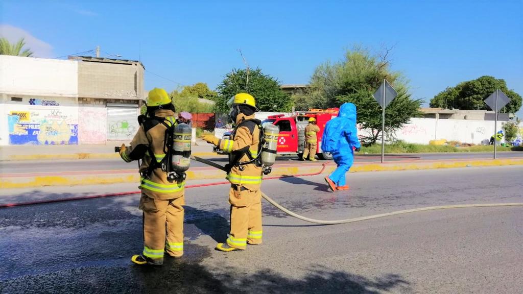 Realizan simulacro de emergencia química en Torreón