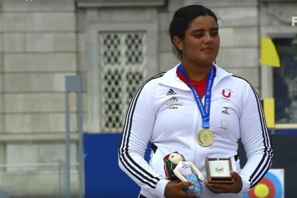 Arquera mexicana consigue oro en Universiada Mundial 2019