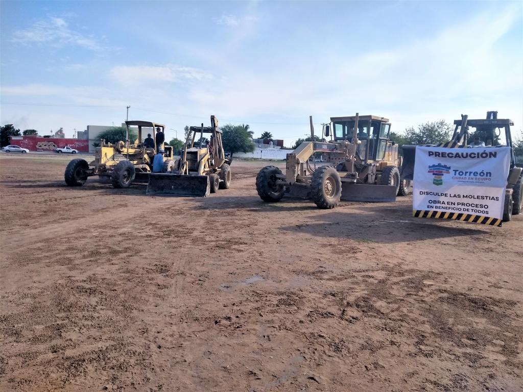 Arranca pavimentación de ejido La Joya en Torreón