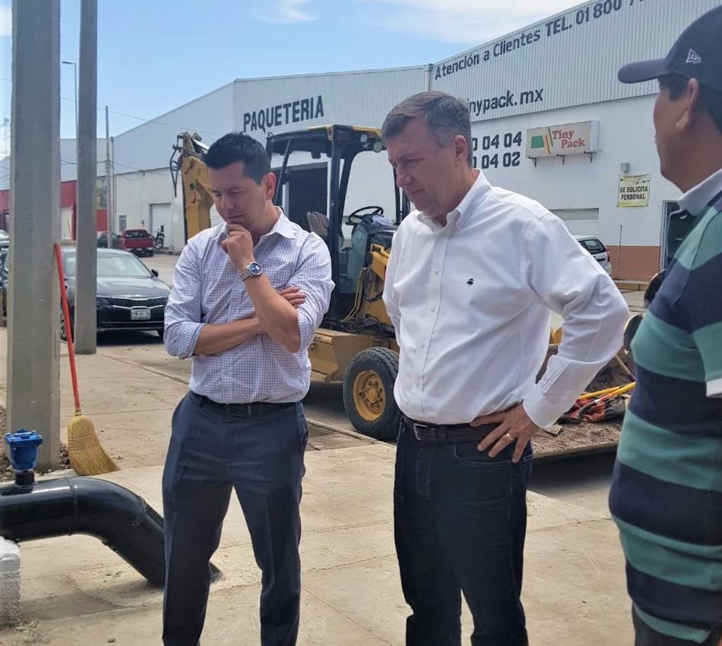 Supervisan operación de nuevo drenaje pluvial en Zona Industrial de Torreón