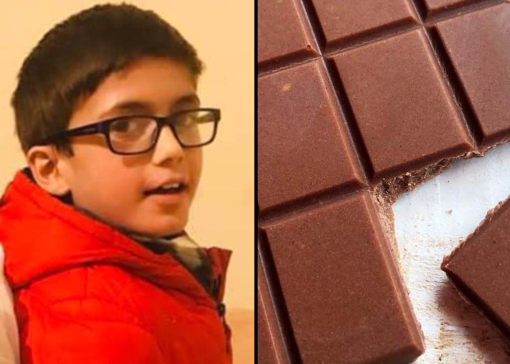 Niño alérgico a los lácteos muere por comer un chocolate