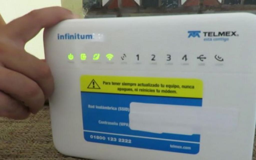 Telmex reporta falla 'masiva' en servicio de internet infinitum