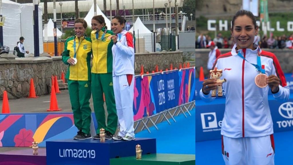 Triatleta Cecilia Pérez gana bronce para México en Lima 2019