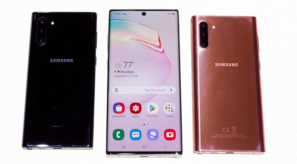 Samsung presenta el Galaxy Note 10 en dos tamaños