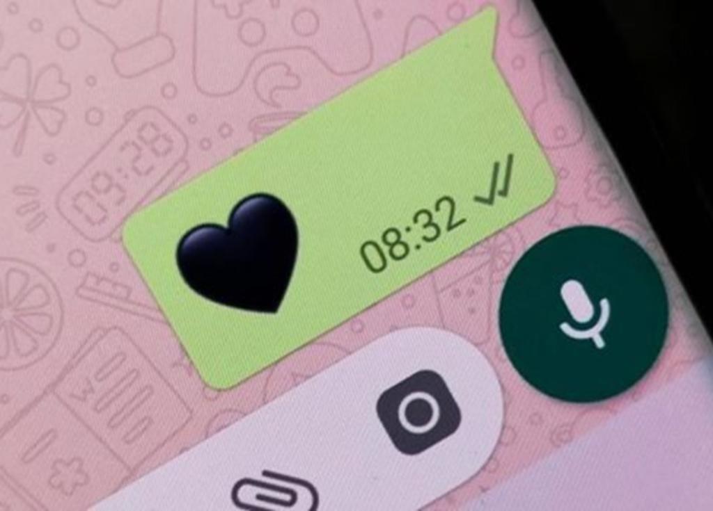 ¿Qué significa el corazón negro de WhatsApp?