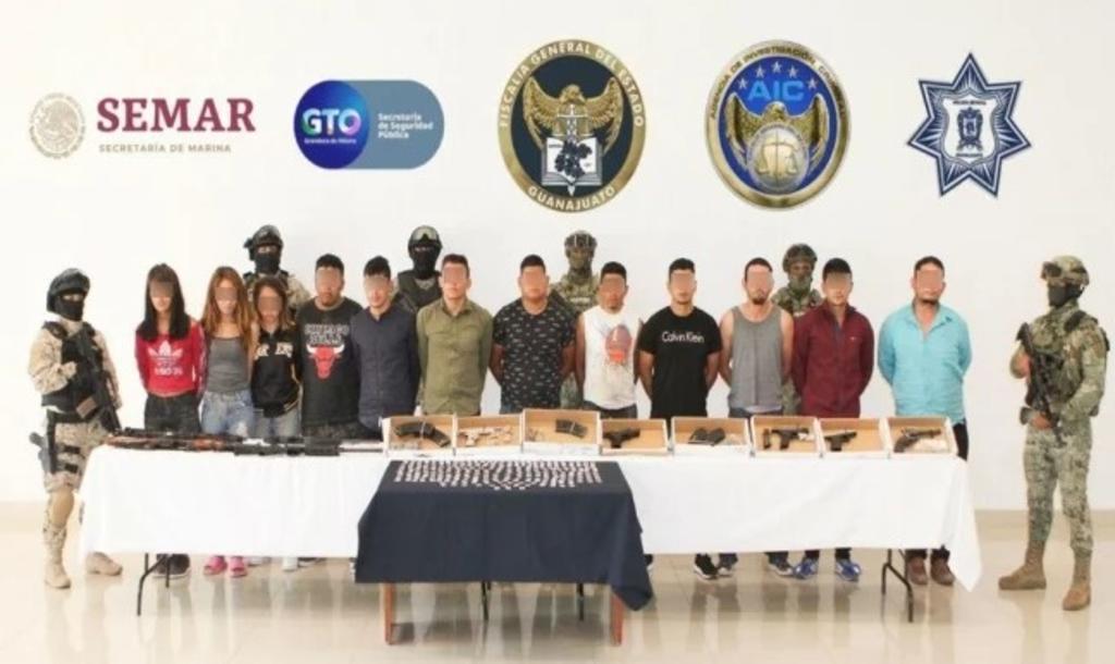 Detienen a 14 personas en Silao presuntamente vinculadas en asesinatos de Uruapan