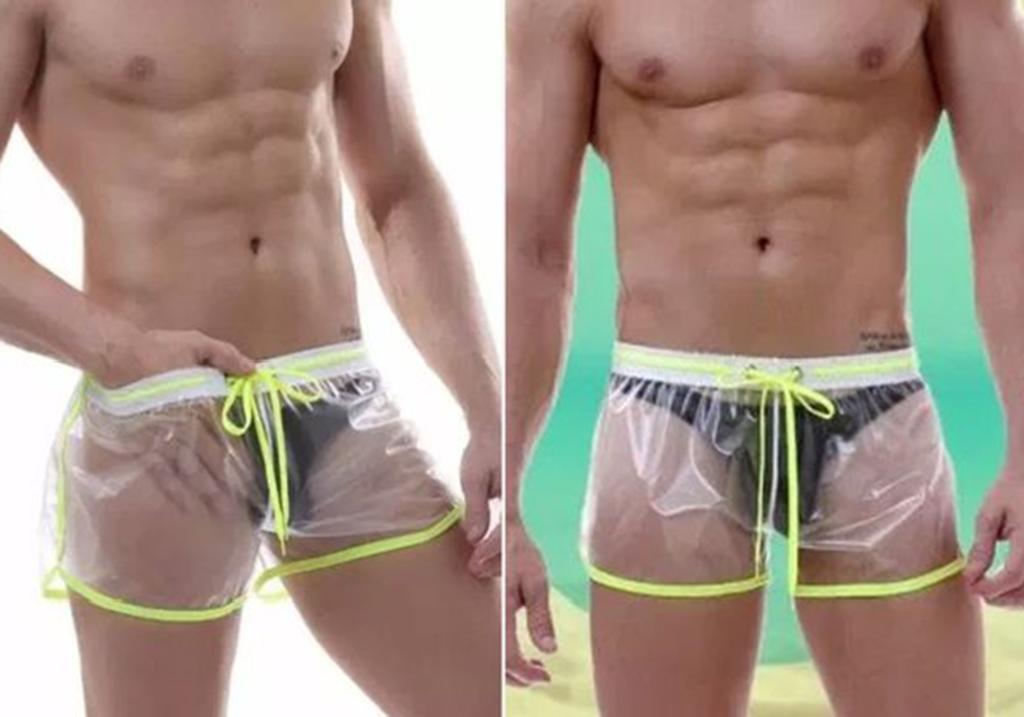 Shorts transparentes para hombres causan confusión