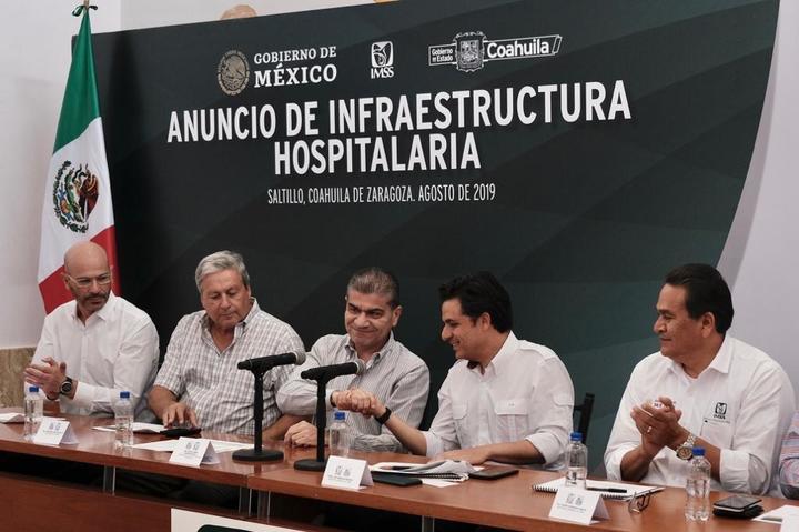 Anuncian inversión hospitalaria en Coahuila