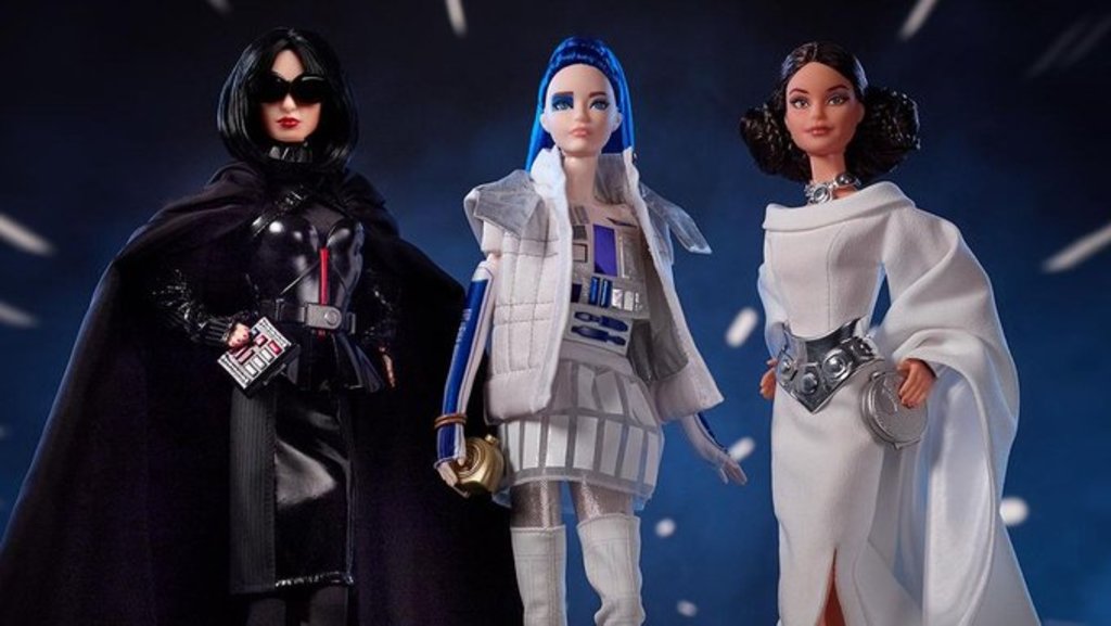 Barbie viaja a la galaxia de Star Wars