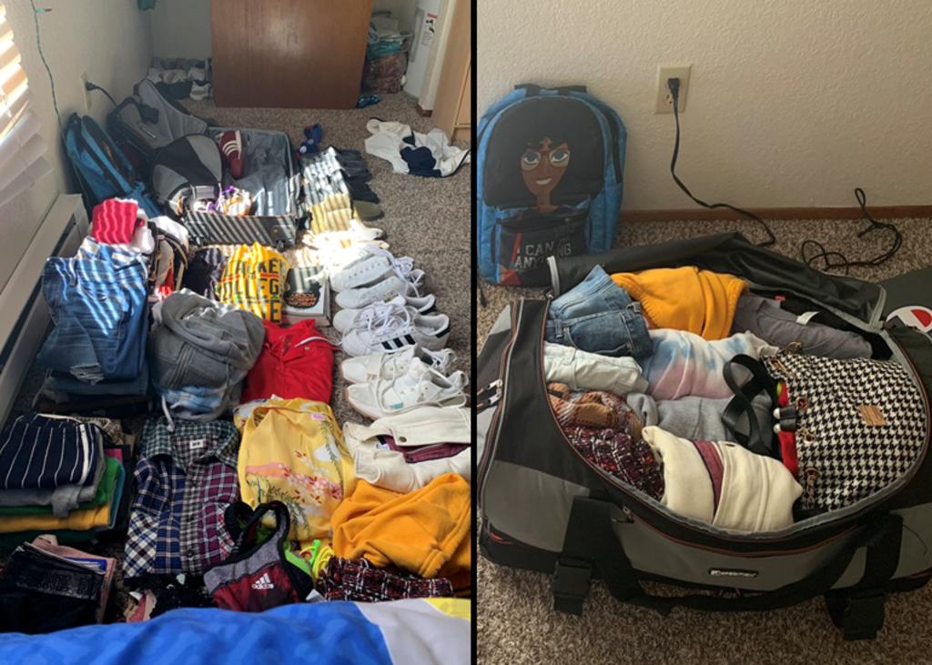 Se hace viral por su habilidad para empacar ropa en una maleta