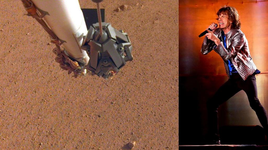 NASA inmortaliza a The Rolling Stones en Marte