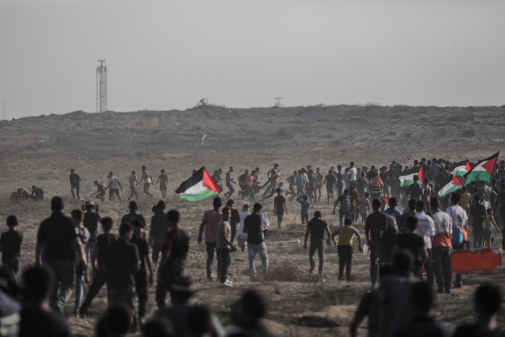 Protestas en Gaza dejan heridos