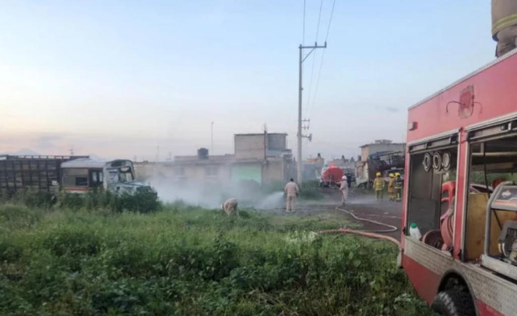 Desalojan a 400 personas por fuga de gas LP en Tezoyuca
