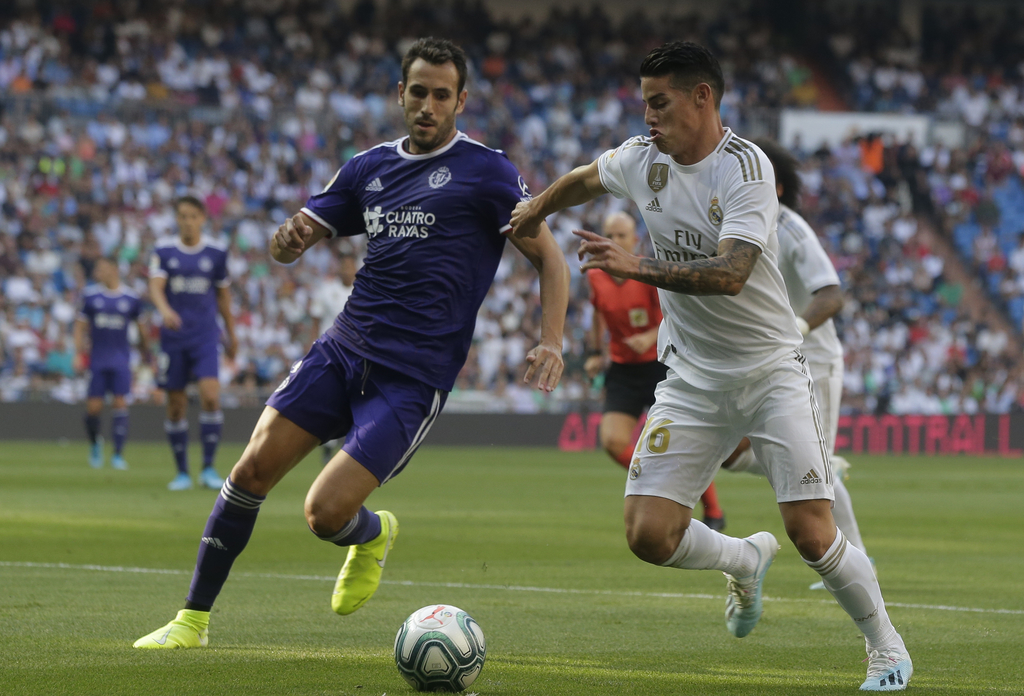 Reaparece James, pero empata el Real Madrid
