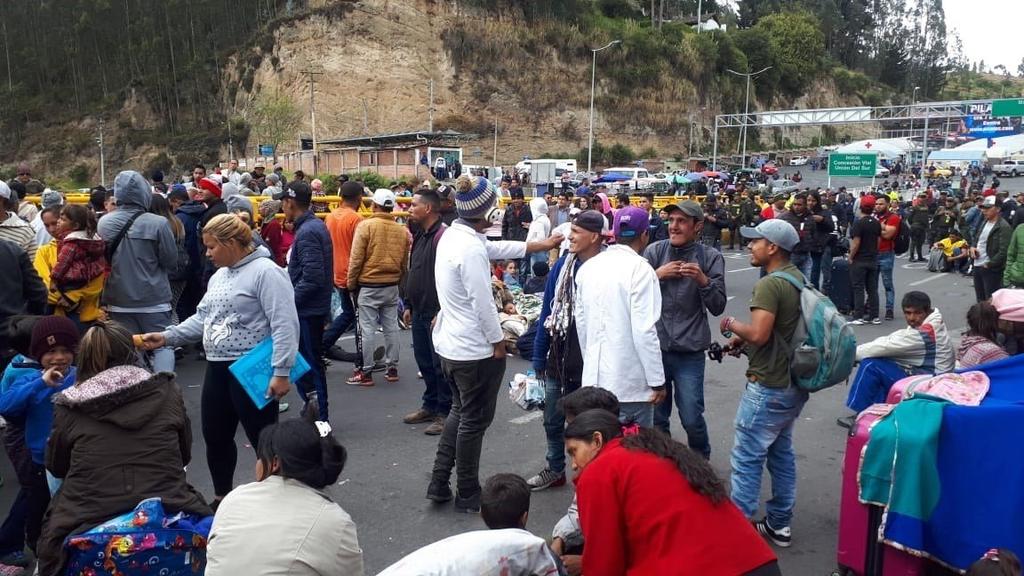 Muere hombre en medio de protestas en frontera entre Colombia y Ecuador