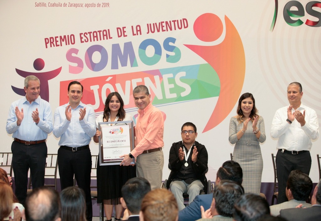 Entrega MARS Premio Estatal a Juventud 2019