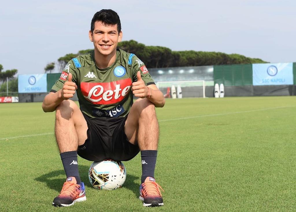 Hirving 'Chucky' Lozano hace su debut con el Napoli en la Serie A