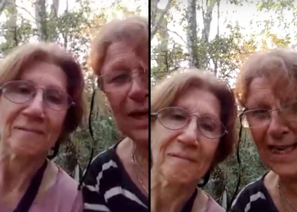 El video viral de las ancianas pidiendo ser rescatadas