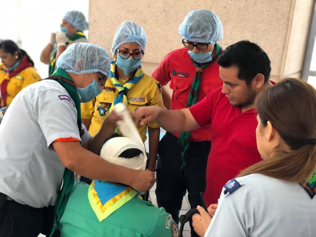 Certifican en primeros auxilios a dirigentes scouts
