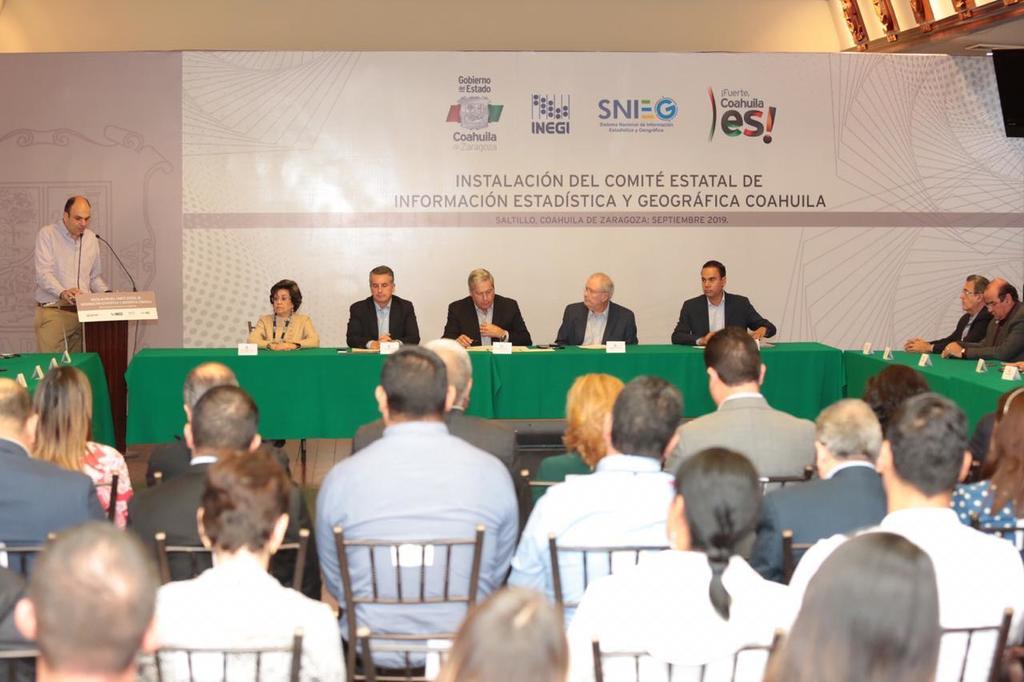 Coahuila firma convenio de colaboración con INEGI