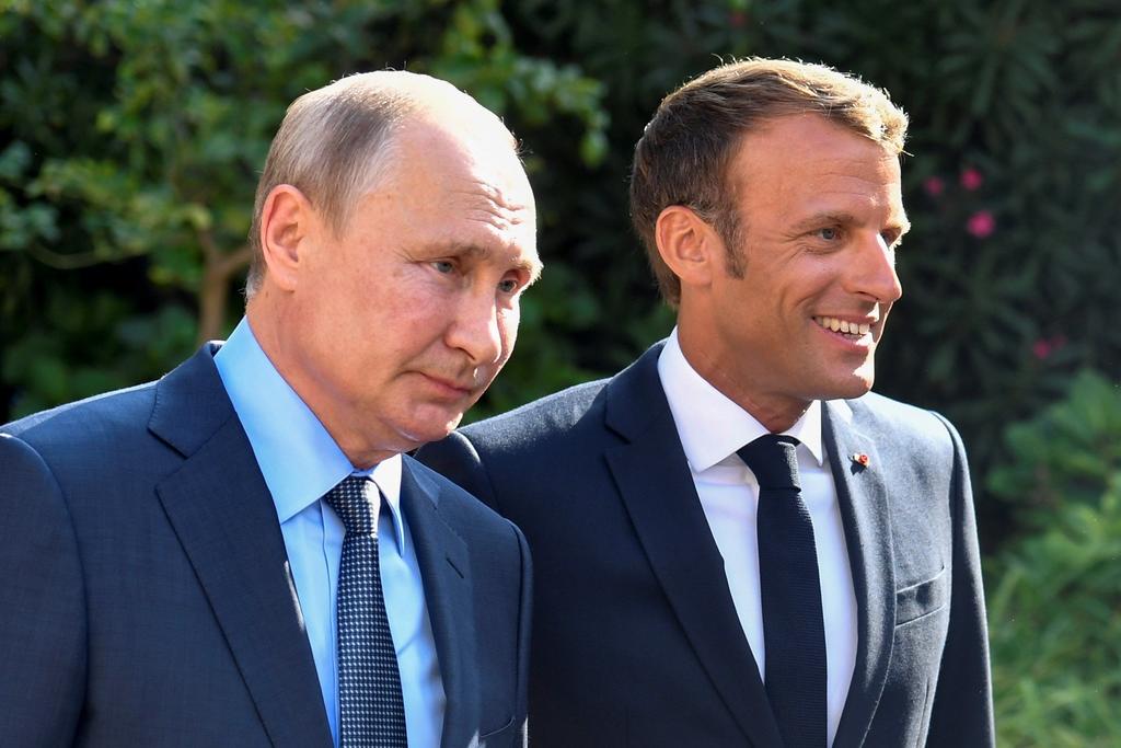 Negocian Macron y Putin una posible cumbre sobre Ucrania en París