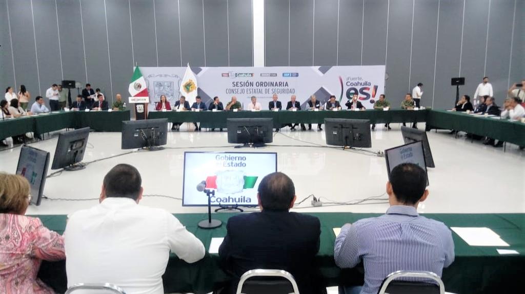 Sesiona Consejo Estatal de Seguridad en Torreón