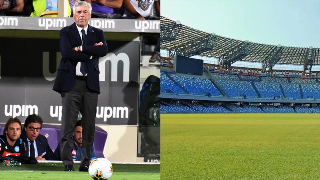 Ancelotti indignado por vestuarios del estadio San Paolo