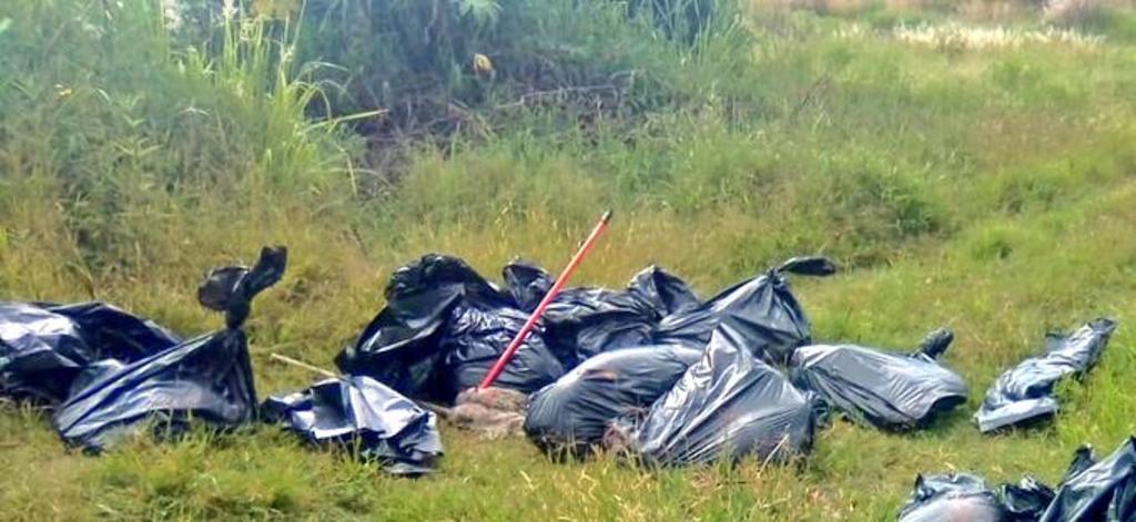 Localizan 17 bolsas con restos humanos en Jalisco