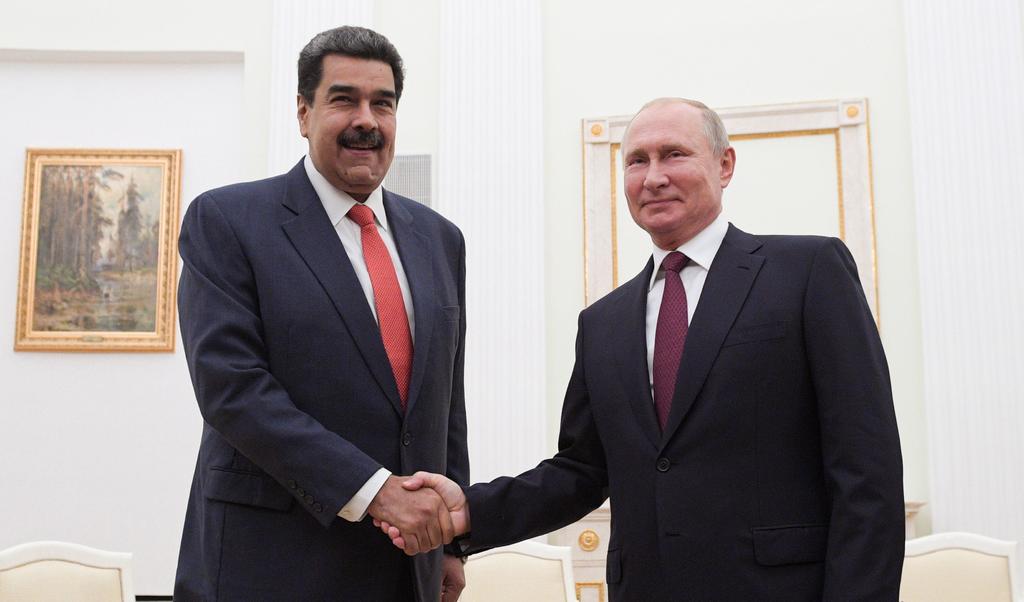 Putin reafirma apoyo de Rusia al gobierno de Maduro