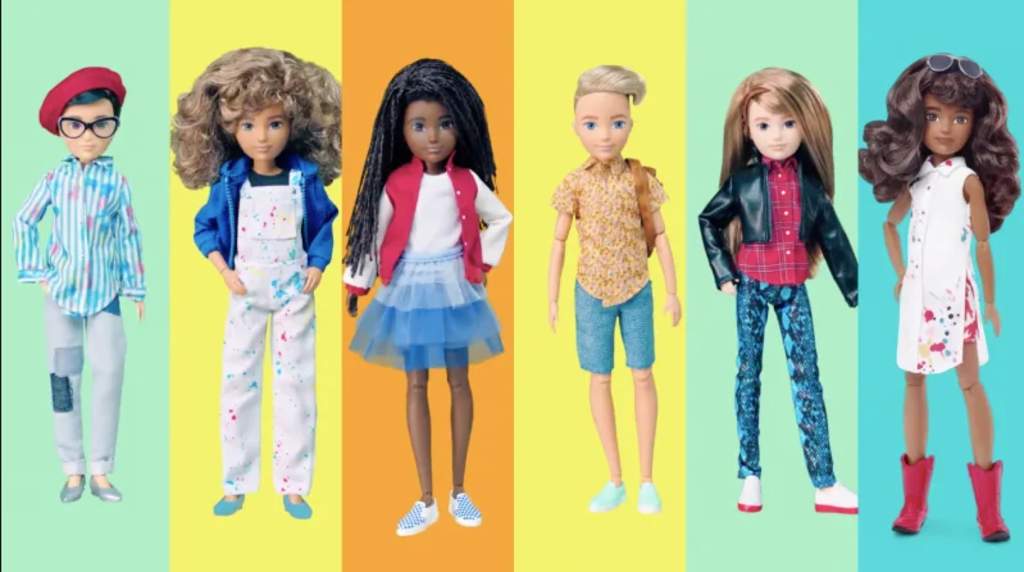 Mattel lanza nueva línea de muñecas con inclusión de género
