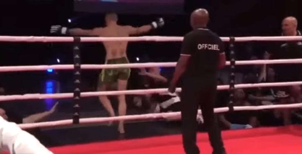 Luchador celebra victoria al creer que ganó tras ser noqueado