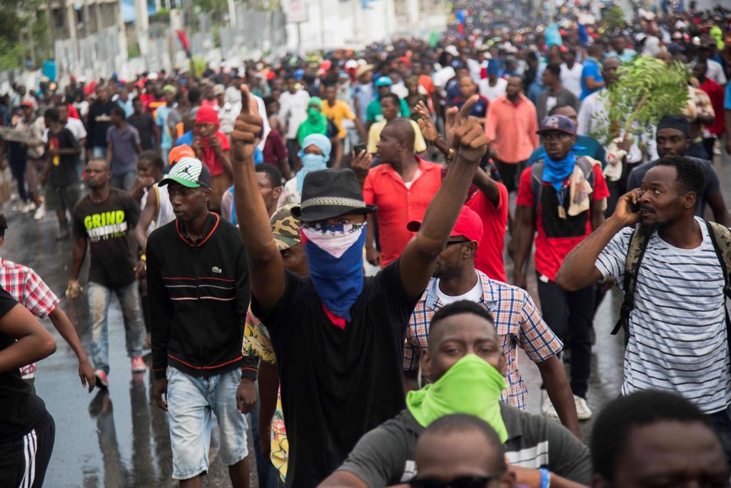 Protestan en Haití para exigir renuncia del presidente