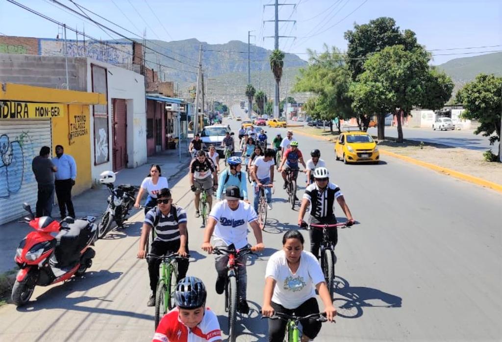 Cierran mes del migrante con rodada ciclista en Torreón