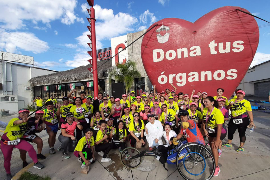 Cierran con carrera jornada de trasplantes